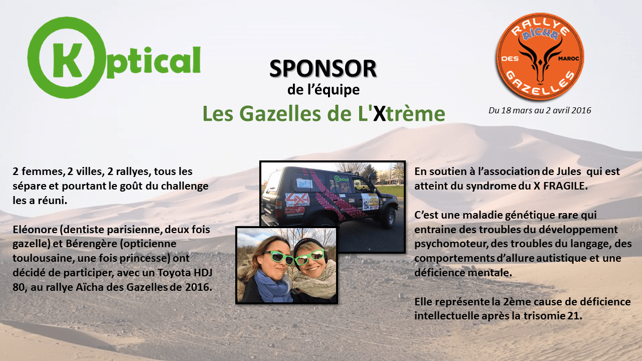 Koptical Rallye des gazelles